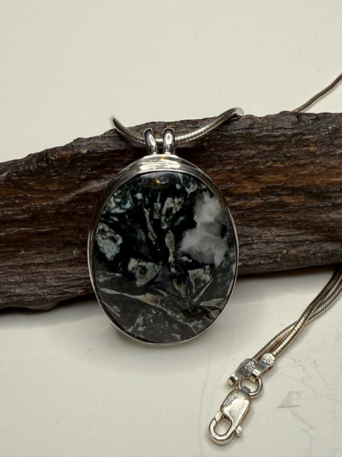 Dallasite Pendant - Pendant - Ponderosa Designs Natural Stone Jewellery