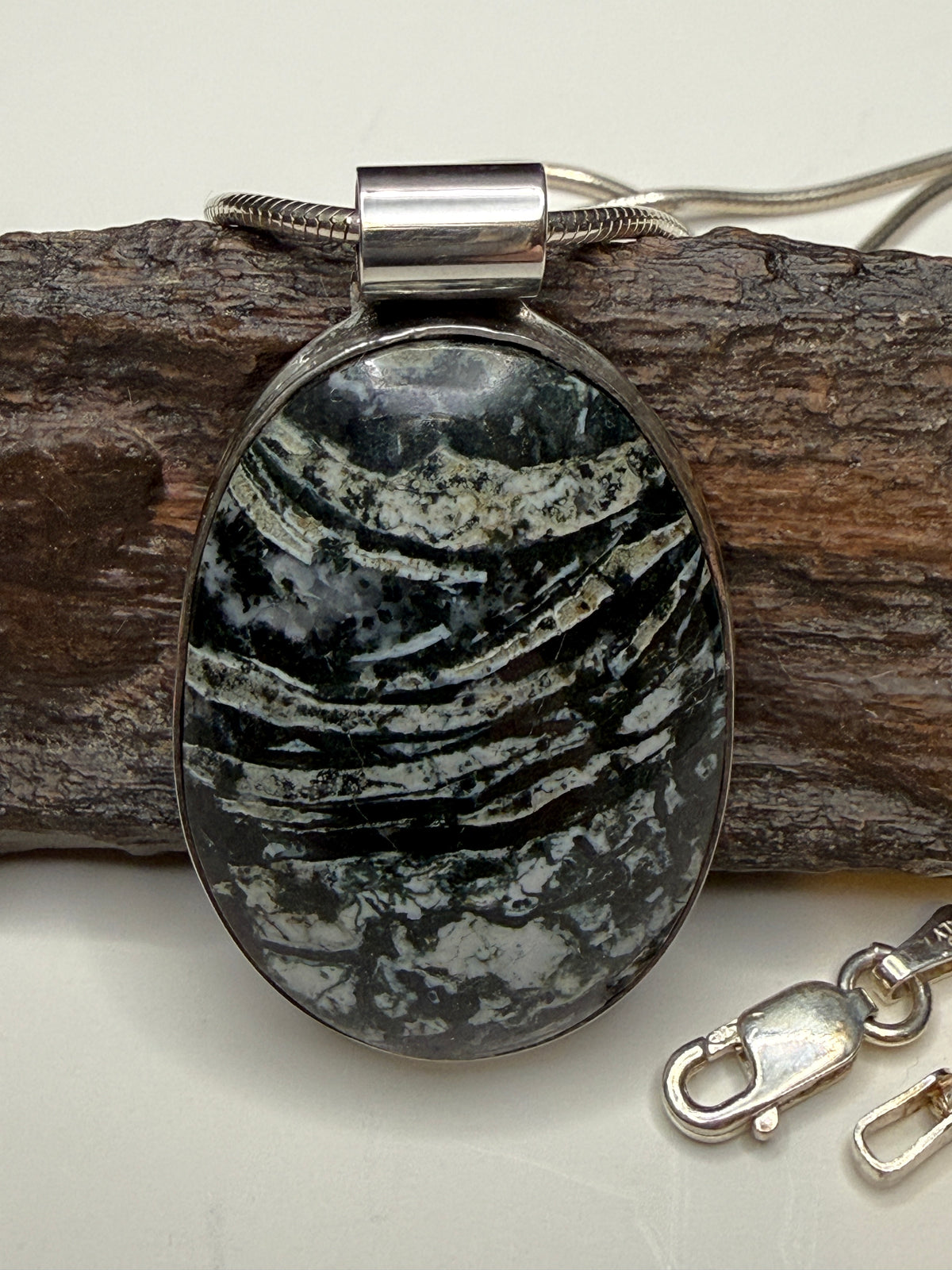 Dallasite Pendant - Pendant - Ponderosa Designs Natural Stone Jewellery